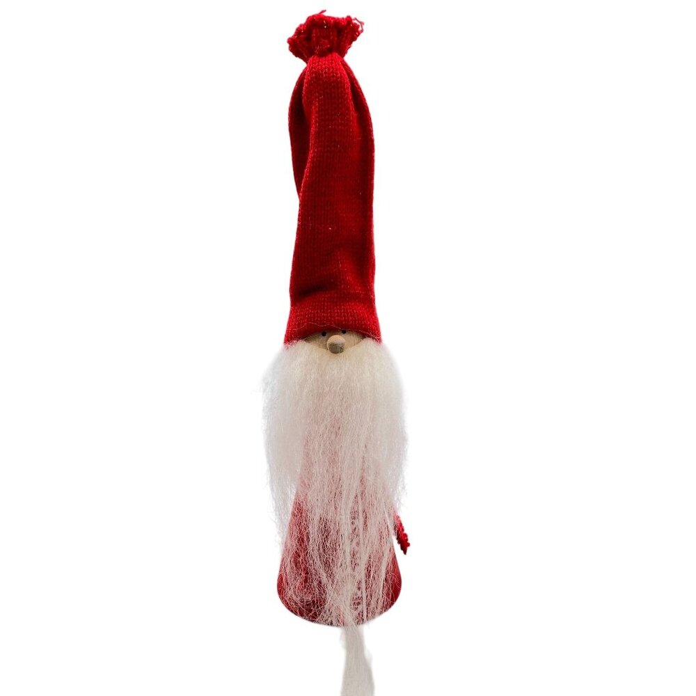 Swalling‎ Sweden tall skinny Gnome Santa Long beard red stocking hat